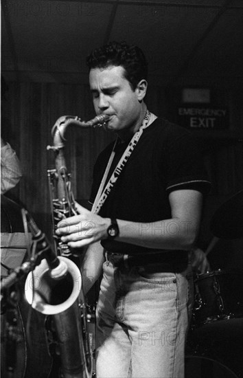 Rick Margitza, Tenor Clef, Hoxton Square, London, June 1991.