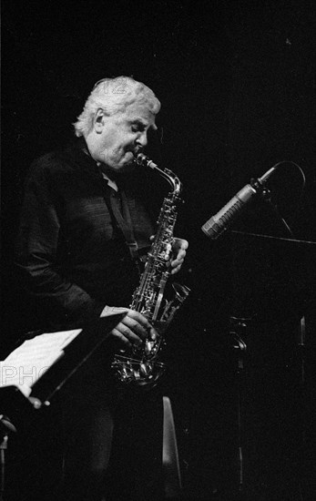 Charlie Mariano, Brecon Jazz Festival, Brecon, Powys, Wales, Aug 2002.