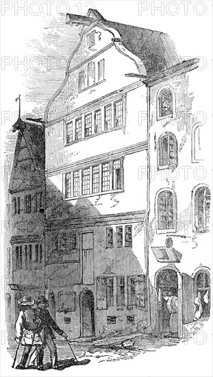 Birthplace of Beethoven, at Bonn, 1845. Creator: Unknown.