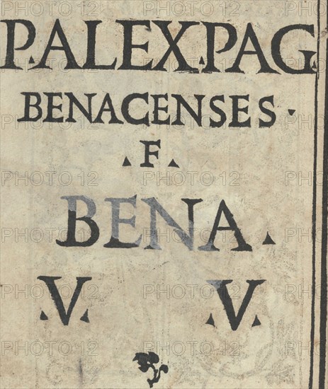 Libro quarto. De rechami per elquale se impara in diuersi modi lordine e il modo de recamare...Opera noua, page 18 (verso), ca. 1532.