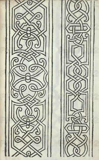 Libro quarto. De rechami per elquale se impara in diuersi modi lordine e il modo de recamare...Opera noua, page 11 (recto), ca. 1532.