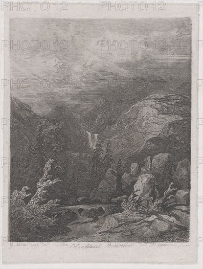 Landscape, 1839. [Oberland Bernois]