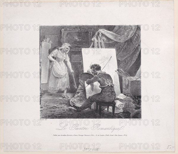 The Romantic Painter (Le Peintre Romantique), 1805-27.