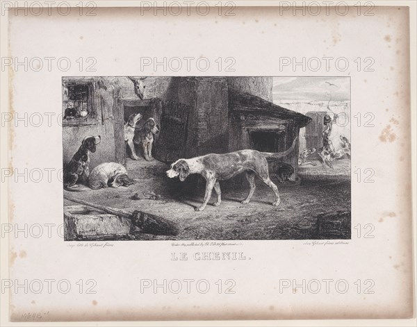 The Kennel, from the series Hunting Scenes, 1829.