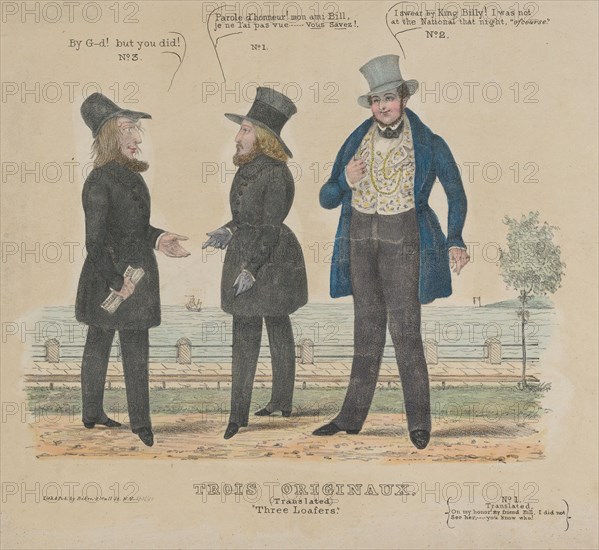 Three Loafers (Trois Originaux), 1836-41.