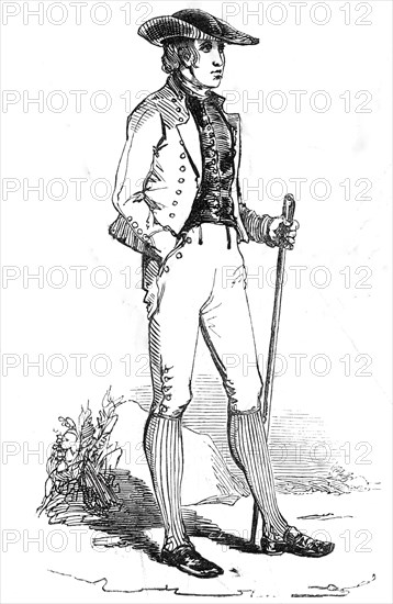Man from Coburg, 1845. Creator: Unknown.