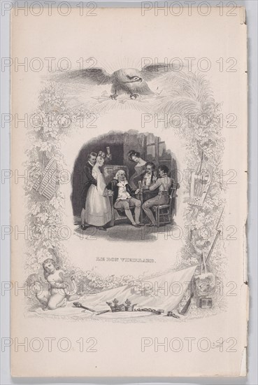 The Good Old Man from The Songs of Béranger, 1829. [Le Bon Vieillard].