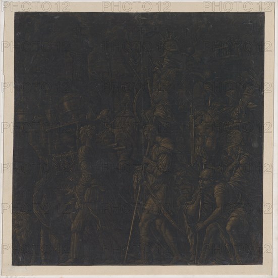 Sheet 8 from The Triumphs of Caesar, after Mantegna, 1599.