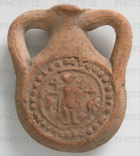 Pilgrim Flask, Coptic, 4th-7th century.