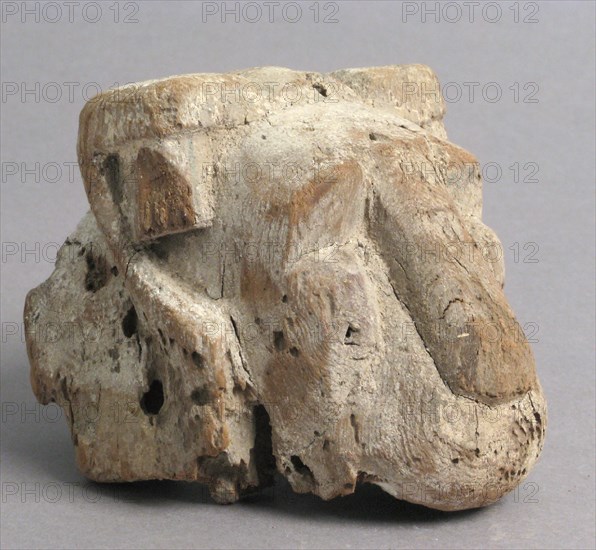 Head of Lion, Coptic, 4th-7th century.