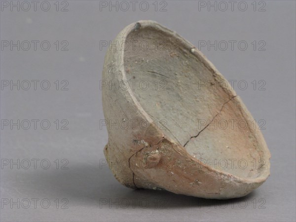 Footless Cup or Lid, Coptic, 4th-7th century.