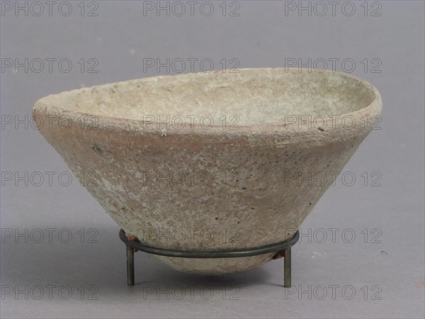 Footless Cup or Lid, Coptic, 4th-7th century.
