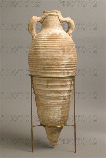 Amphora, Coptic, late 4th-7th century.