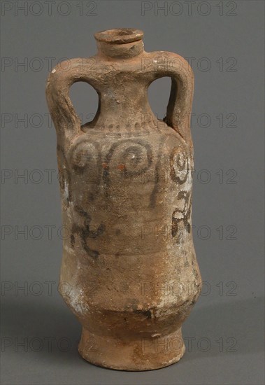 Jug with Cruces Gammatae, Coptic, 4th-7th century.