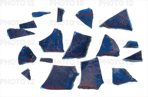 Glass Fragment, European, 13th-14th century (?).