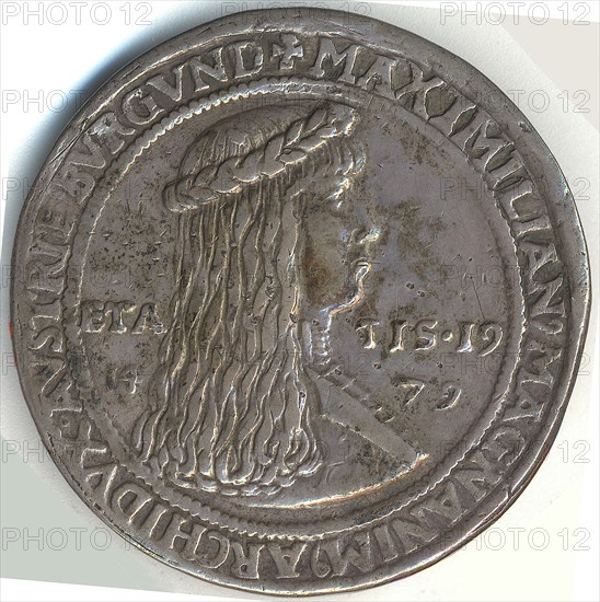 Medal of Maximillian I as Archduke Of Austria and Maria of Burgundy, 1479 (?), European, early 16th century.