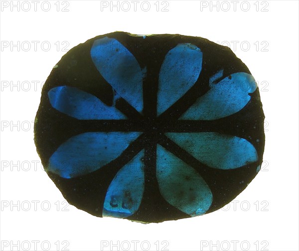 Glass Fragment, European, 13th-14th century.