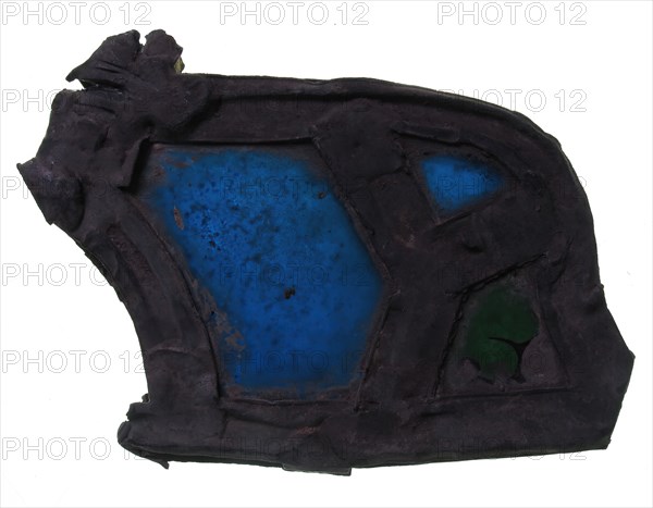 Glass Fragment, European, 13th-15th century.