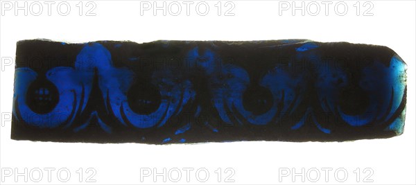 Glass Fragment, European, 13th century.