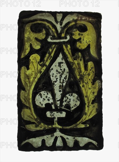 Glass Fragment, European, 15th century.