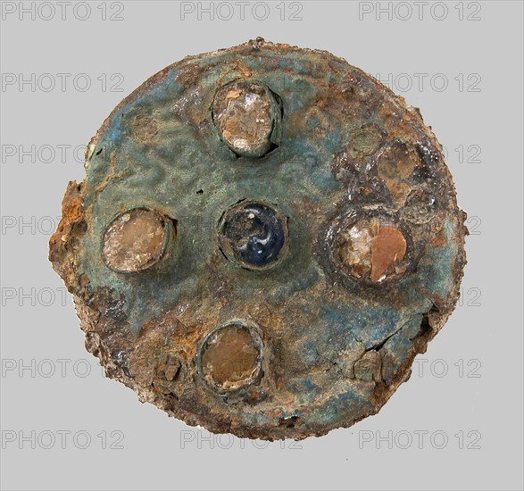 Disk Brooch, Frankish, 500-700.