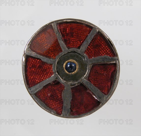 Disk Brooch, Frankish, 6th century.