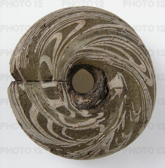 Circular Bead, Frankish, 500-600.