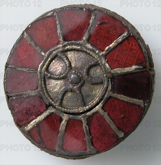 Disk Brooch, Frankish, 6th century.