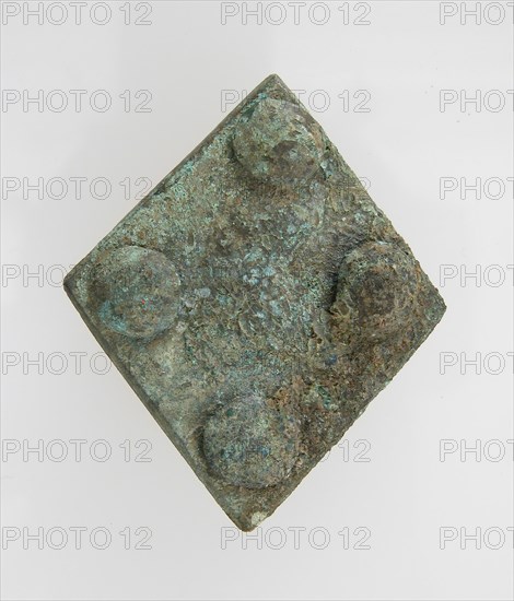 Lozenge-Shaped Plaque, Frankish, Middle of 6th century.