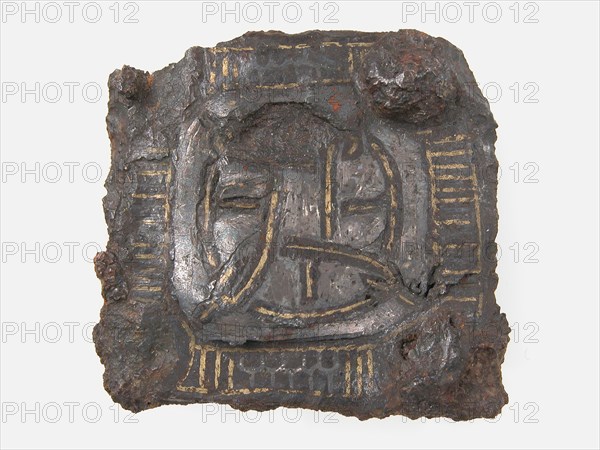 Backplate of a Belt Buckle, Frankish, 6th-7th century.