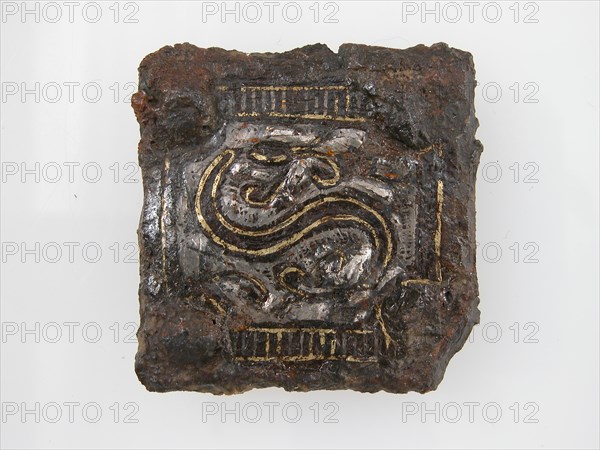 Belt Buckle Plate, Frankish, 6th-7th century.