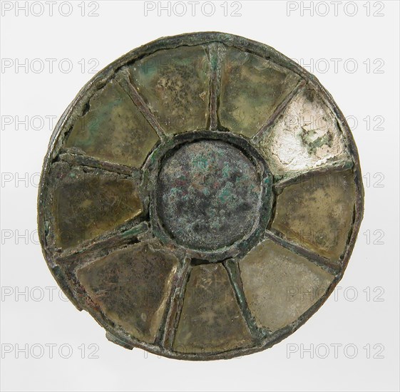 Disk Brooch, Frankish, 6th century.