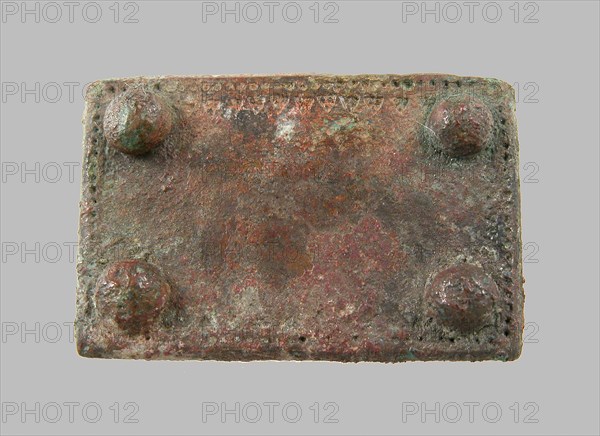 Rectangular Plaque, Frankish, middle of 6th century.