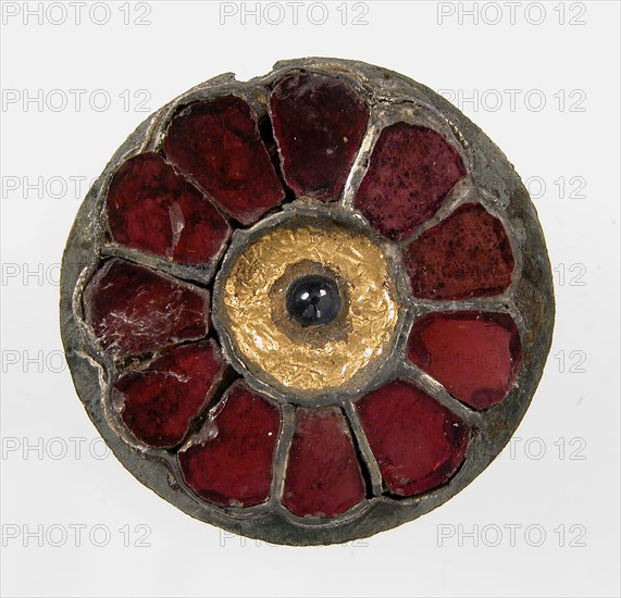 Disk Brooch, Frankish, ca. 550-650.