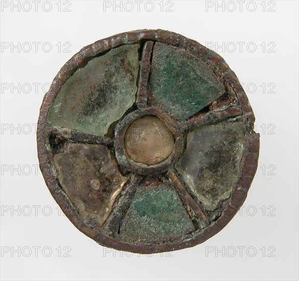 Disk Brooch, Frankish, 6th century.