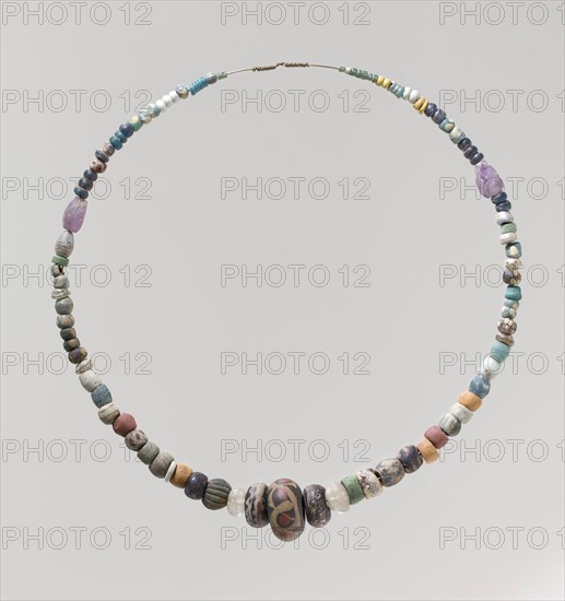 Beads from a Necklace, Frankish, 6th-7th century.