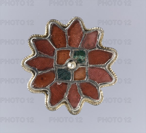 Rosette Brooch, Frankish, 6th century.