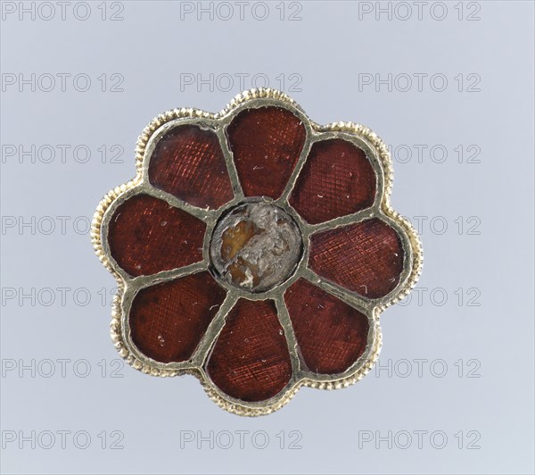 Rosette Brooch, Frankish, 6th century.