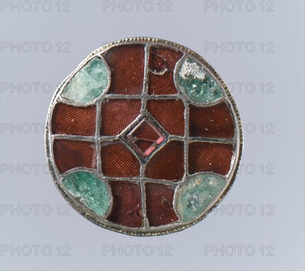 Disk Brooch, Frankish, 6th century.