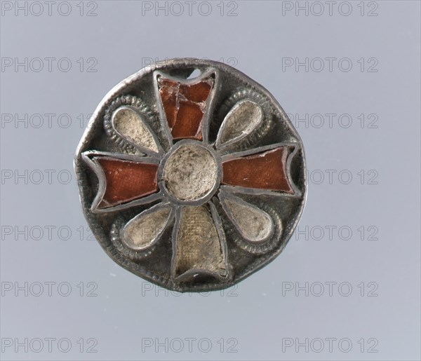 Disk Brooch, Frankish, 6th century.