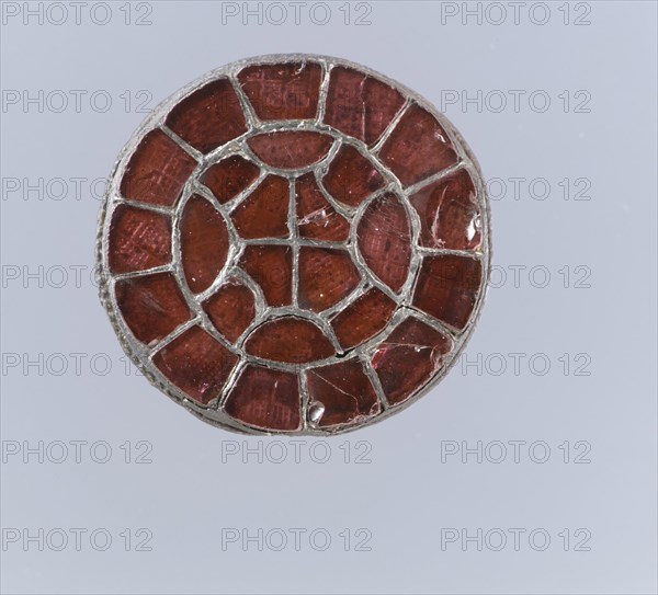 Disk Brooch, Frankish, second half 6th century.