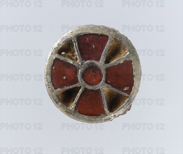 Disk Brooch, Frankish, 6th century.