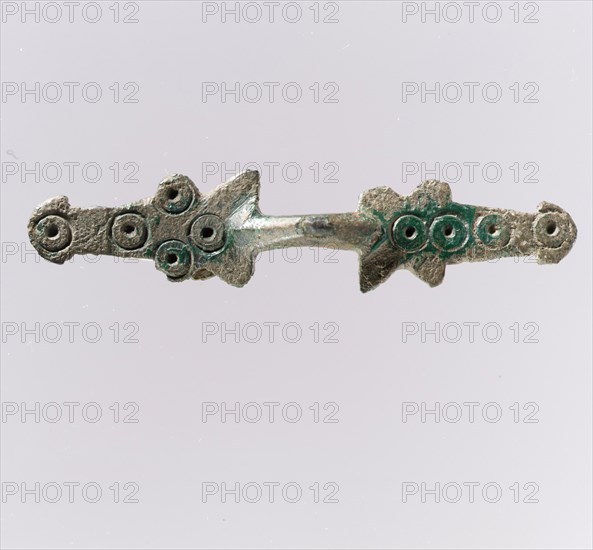 Equal-Arm Brooch, Frankish, 7th-8th century.
