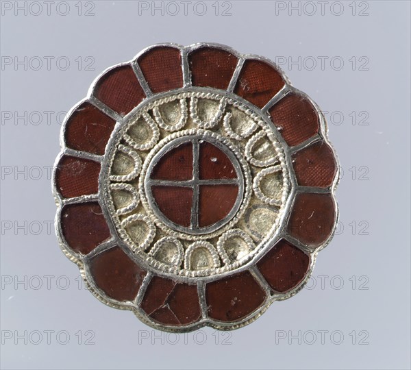 Rosette Brooch, Frankish, last quarter 6th century.