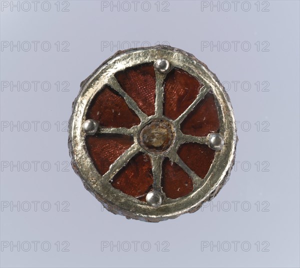 Disk Brooch, Frankish, 6th century.