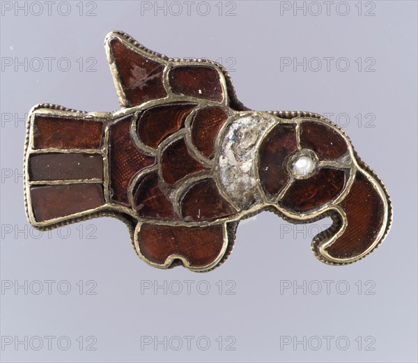 Bird-Shaped Brooch, Frankish, 500-600.