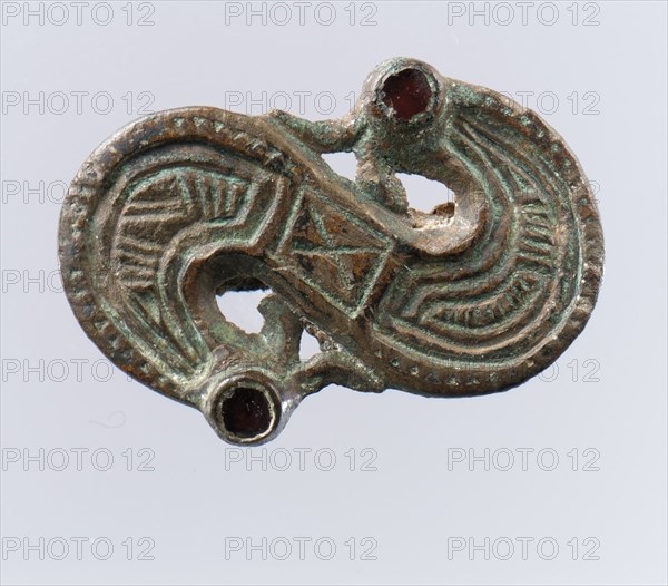 S-Shaped Brooch, Frankish, 7th century.