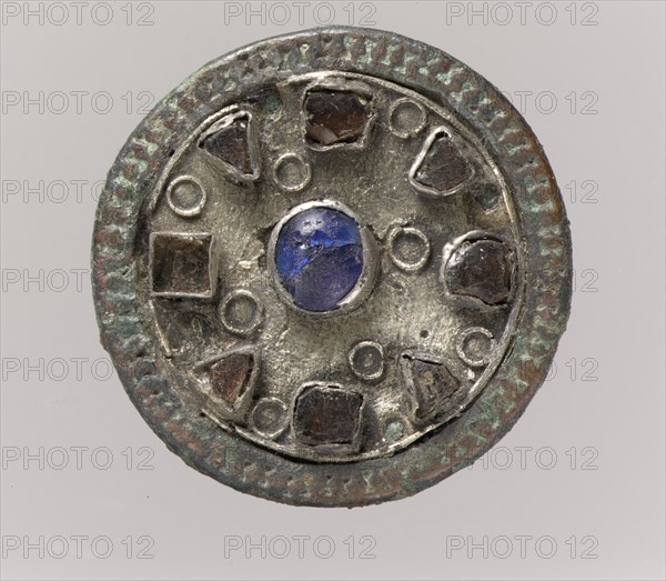 Disk Brooch, Frankish, 6th century.