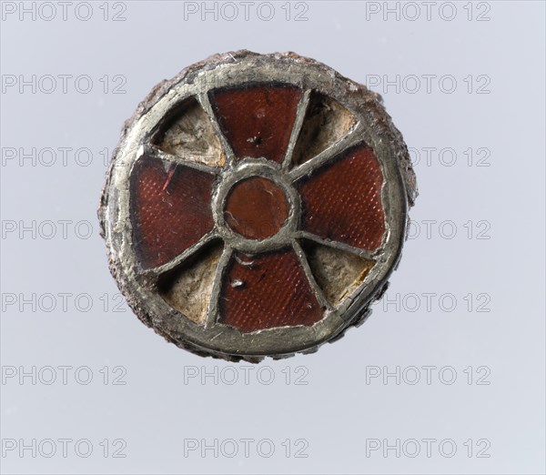 Disk Brooch, Frankish, 6th century.