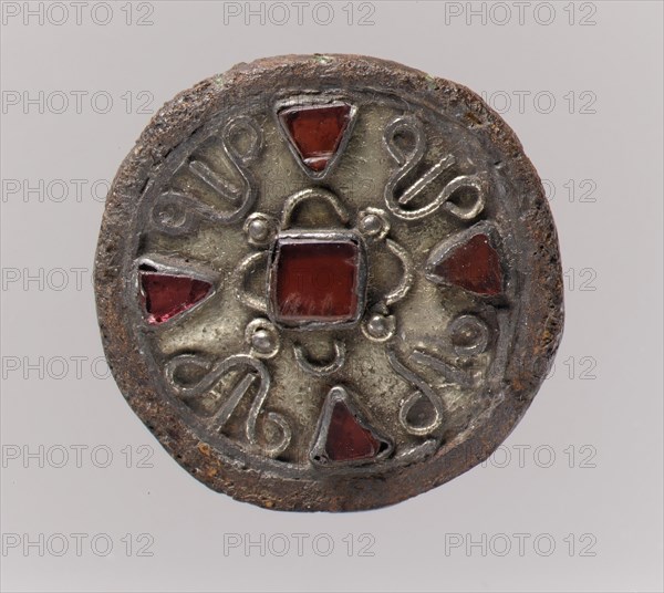 Disk Brooch, Frankish, early 7th century.